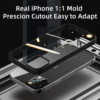 IHaitun HD Caz Clar de Telefon Pentru iPhone 12 Por Max Transparent, rezistent la Șocuri și Scratchproof Caz de Protecție Pentru iPhone 12 Mini