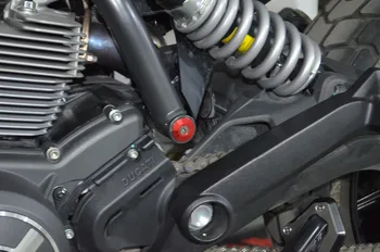Motocicleta Cadru Plug Set Aluminiu Anodizat 4BUC Pentru Ducati Scrambler