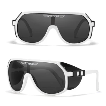 Pit Viper Grand-Prix UV400 ochelari de Soare Barbati Sport Detașabil Scut Ochelari de Soare Unisex Echipat Cu ANSI Z87+ Lentile UV400