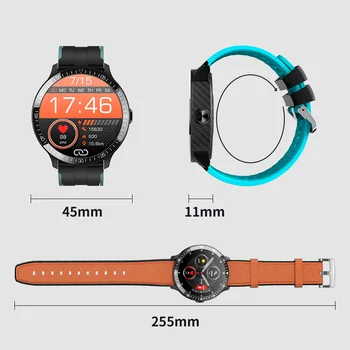 Detectarea temperaturii Smartwatch MT16 Parola de Blocare SOS Bluetooth de Asteptare Ecran Complet Tactil Multi-Sport Termometru Ceas Inteligent