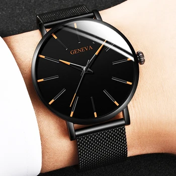 Bărbați Ceasuri de Lux Cuarț Încheietura ceas Barbat Sport Analog Ceas de mână din Oțel Inoxidabil Casual In Ceas Simplu Brand de Top Ceas