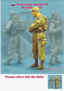 1/35 moderne ofițer rus în picioare jucărie Rășină Model în Miniatură rășină figura Unassembly Nevopsite