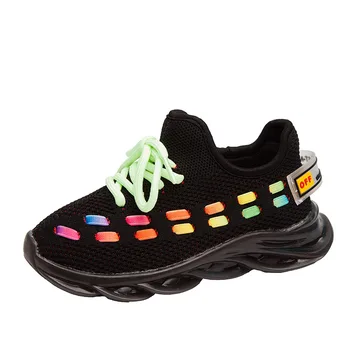 Adidasi copii 2020 toamna trend băieți și fete de culoare ochiurilor de plasă respirabil pantofi casual moda pantofi sport copii pantofi de copil