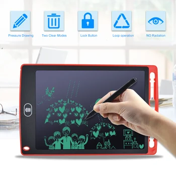 Digital Tabletă Grafică 8.5 Inch LCD tăbliță de Scris Electronice Desen Pad Bord Scrisul Tablet Pen+a Bateriei pentru Copii Pentru A Trage