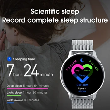 Noul Sport S30 ECG PPG Ceas Inteligent Bărbați Femei Rundă Completă Touch Screen IP68 rezistent la apa de Ritm Cardiac tensiunea Arterială de Oxigen Smartwatch