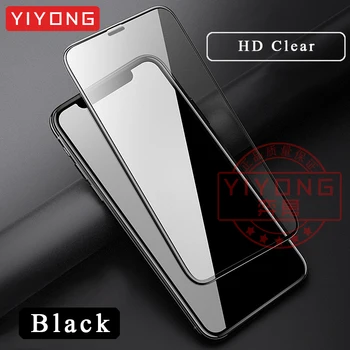 YIYONG 10D Complet Capacul din Sticla Temperata Pentru iPhone 11 Pro Max Sticla Pentru iPhone X XR XS Ecran Protector Pentru iPhone 12 Mini Pro Max