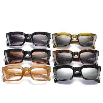 Noua Moda Dreptunghi ochelari de Soare Femei Luxulry de Brand Designer de Epocă pentru Bărbați Clasice Nit Nuante de sex Feminin de sex Masculin UV400 Ochelari de oculos