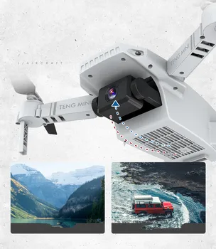 Cel mai bun 4K HD Camera RC Mini Pliabil Drone cu Live WIFI FPV Selfie Fluxului Optic Stabil Înălțime Zbura Quadcopter RC Elicopter