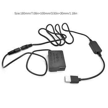 DCC8 DC Coupler DMW-BLC12 Fals Acumulator cu Cablu USB pentru Panasonic DMC-FZ1000 FZ2000 FZ2500 FZ300 G7 G6 G5 GH2 FZH1 Camera