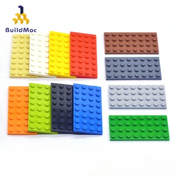 40pcs DIY Blocuri Subțire Cifre Cărămizi 4x8 Puncte 12Color Învățământ Creativ de Dimensiuni Compatibile Cu lego, Jucarii pentru Copii