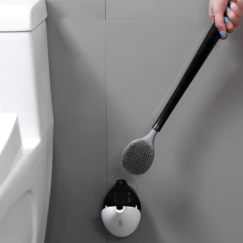 GESEW Montare pe Perete Perie de Curățare Pentru Toaletă Multifuncțional Perie de Toaletă, de uz Casnic Mâner Lung Instrumente de curățat Accesorii de Baie