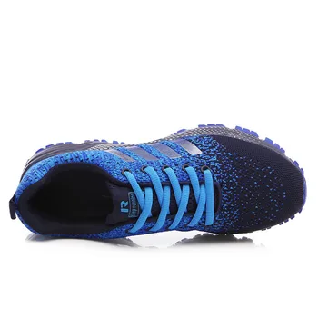 Vara Respirabil Barbati Pantofi Casual Pantofi Pentru Bărbați Moda De Sex Masculin Plasă Pantofi Barbati Adidasi De Dimensiuni Mari Zapatillas Hombre Albastru 2019 Noi
