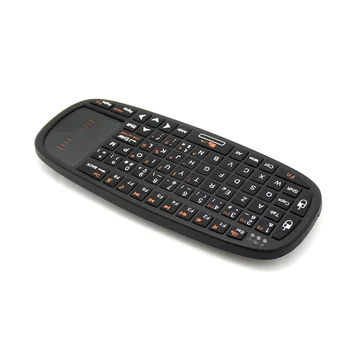 Original Rii i10 French Keyboard 2.4 GHz Mini Wireless Tastatura+TouchPad Mouse+Laser Pointer pentru Android TV Box/Mini PC/Laptop