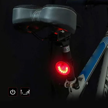 Rezistent la apa Rotund Stop Bicicleta de Echitatie de iluminare din Spate cu LED Exigibilă Mountain Bike Ciclism faruri de Lumină cu Coada-lampa Lumina Bicicleta