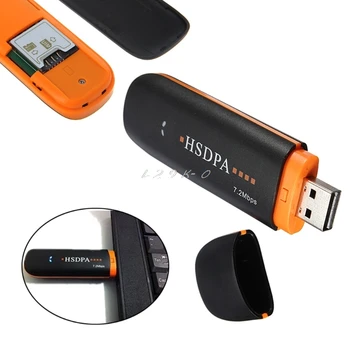 Extern USB Modem HSDPA USB STICK SIM Modem 3G 7.2 Mbps Adaptor de Rețea fără Fir cu TF Card SIM