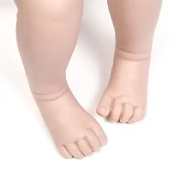 Renașterea Copil Papusa Mucegai DIY Nevopsite bebe renăscut silicon Papusa Kit Renăscut
