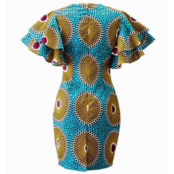 African rochii pentru femei 2020 ankara rochii sexy, rochie subțire de ceară de la ankara rochie de imprimare africane haine femei sexy rochie de petrecere