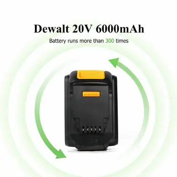 Dewalt Instrumente 18V 6.0 Ah MAX XR Baterie Instrument de Înlocuire pentru DeWalt DCB184 DCB181 DCB182 DCB200 20V 5A 18Volt 20 V Acumulator