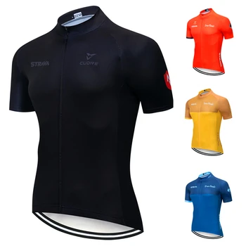 Ciclism Îmbrăcăminte 2020 STRAVA Bărbați Ciclism Jersey Topuri de Vara de Curse cu Maneci Scurte Biciclete MTB tricou Tricou Ropa Ciclismo Maillot