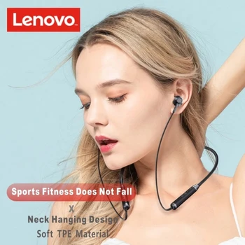 Lenovo HE06 Bluetooth 5.0 Susținere Wireless Căști Stereo Sport Magnetic setul cu Cască Bluetooth Sport Funcționare Impermeabil Cască