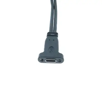 0,5 m USB 3.1 Tip-C de sex Feminin pentru USB 3.0 Placa de baza 20Pin Panou Montare Cablu Cu Spate PCI Panoul din Spate Extinderea Suportului pentru PC