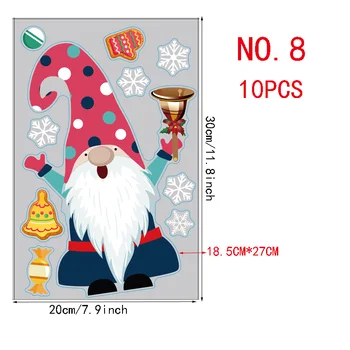 79 Piese De Crăciun Gnome Fereastră Se Agață Decoratiuni De Vacanță De Iarnă De Crăciun Elf Scandinave Třmte Fereastra Decalcomanii De Vacanta De Craciun