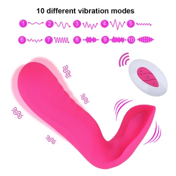 OLO Încălzire Chilotei Pune Pe Penis artificial Vibratoare Jucarii Sexuale pentru Femei Produse pentru Adulți G-spot Masaj Portabil Vibrator Stimulator Clitoris