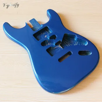 Ashwood metalic de culoare albastru ST chitara electrica corp