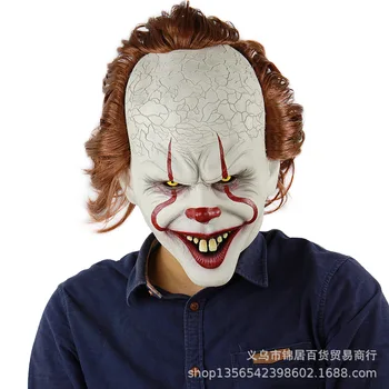 Aceasta Masca Pennywise Horror Clown Joker Masca de Clovn din Latex Masca Halloween Cosplay Costum de Recuzită tokyo ghoul masca pentru fata bărbați