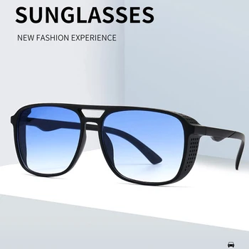 FEISHINI Ochelari de Soare Barbati Rossi Strat retro Vintage Designer de ochelari de Soare Oculos Masculino Gafas de