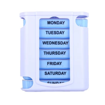 7 Zile Pilula Caseta de Pilula Caz Recipient pentru Tablete Săptămânal Cazemata Tableta Sortare Medicament Săptămânal Cutie de Depozitare Container