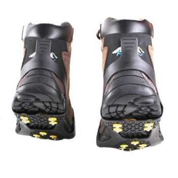 10 Prezoane Anti-Derapare Zăpadă Gheață Termo Plastic Elastomer Alpinism Pantofi De Acoperire Piroane Mânere Pene Peste Pantofi Acoperă Crampoane