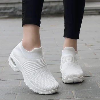 Pantofi pentru femei marimea 41/42 Amortizare Rularea pantofi Respirabil Platforma Adidasi Dungă pantof Sport Adidasi femei