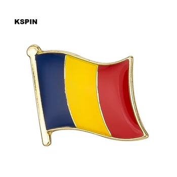 Romania flag insigna pin pin rever 100buc o mulțime Brosa Icoane KS-0109