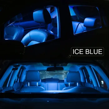 14x Eroare Gratuit pentru 2009-Renault Megane III 3 MK3 Hatchback cu LED-uri Auto Bec Lectură Interior dome Lumina portbagaj K