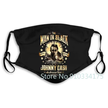Johnny Cash În Negru Harajuku masca