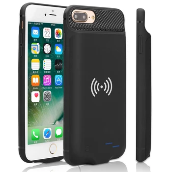 Wireless Baterie Caz Pentru iPhone 6 s 6s 7 8 Încărcare Wireless Qi Power Bank Baterie Caz Pentru iPhone 6 6s 7 8 Plus