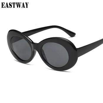 Brand Designer de Moda Runde Retro din Plastic pentru Femei ochelari de Soare UV400 Lux de Epocă pentru Bărbați Ochelari Ușa de Conducere Ochi Purta