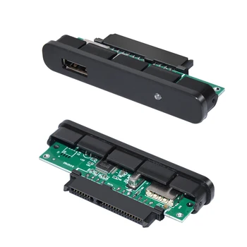 Noi de Aluminiu de Metal Caddy HDD Extern 2.5 inch SATA Caz Extern USB 2.0 pentru HDD Hard Disk Caz Pentru Laptop