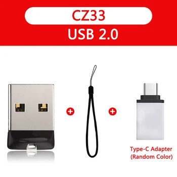 Original SanDisk Super-Mini-USB Flash Drive 64GB USB 2.0 Cruzer Fit CZ33 Pen Drive 32GB Memory Stick 16GB 8GB 4GB Pendrive
