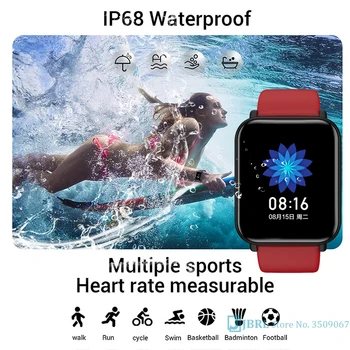 Full Touch Ceas Inteligent Bărbați Femei Smartwatch Fitness Tracker Tensiunii Arteriale Monitor de Ritm Cardiac Ceas Inteligent Bluetooth Smart-ceas
