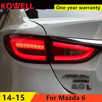 KOWELL Styling Auto forMazda6 stopuri Noua Mazda 6 Atenza spate cu LED-uri de Lumină Orignal Design LED Lampă Spate DRL+Frana+Park+Semn
