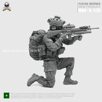 Yufan Model 1/35 rășină figura soldat militare americane comando seal postura Moo-06