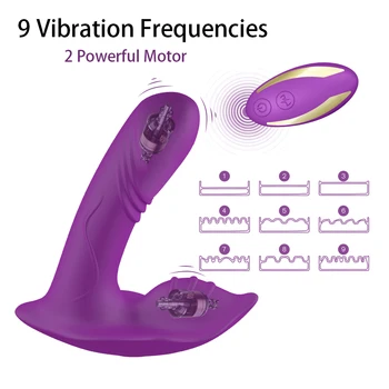 Portabil Fluture Dildo Vibrator punctul G Masaj Jucarii Sexuale Vibratoare pentru Femei Chilotei Masturbari Stimulator Adult Sex Produsele