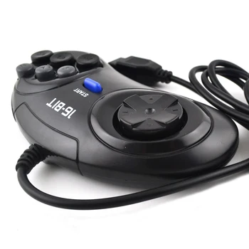 Controler de joc pentru SEGA SEGA MD pentru Geneza Jocul 16 bit 6 Buton 9PIN 1.8 Metri de Cablu se ocupe de controler