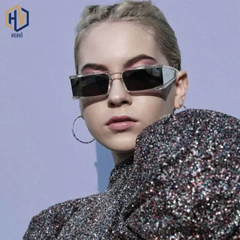 2019 Femei Ochelari de Lux Vintage Designer Cadru Pătrat ochelari de Soare pentru Femei de Înaltă Calitate, Clare Cadru Unic UV400 Ochelari