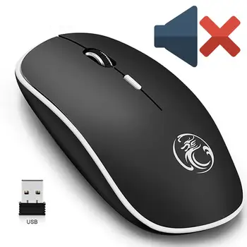 Silent Mouse-ul fără Fir Wireless USB Mouse-ul Mouse-ului de Calculator pentru Laptop Tăcut Ergonomic Mause Laptop Accesorii PC Soareci Gamer Mause