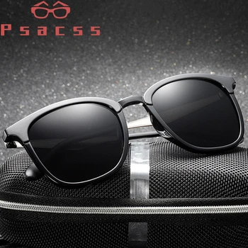 Psacss Pătrat Polarizat ochelari de Soare Barbati Ușor High-End TR90 Cadru Ochelari de Soare Pentru bărbați de Conducere Sport gafas de sol hombre
