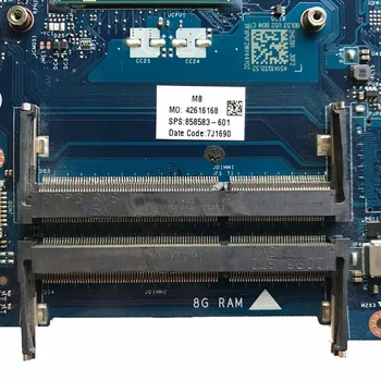Original Pentru Hp 250 G5 Laptop Placa de baza 858583-601 Cu SR244 i3-5005 CPU BDL50 LA-D703P Placa de baza Testat Navă Rapidă