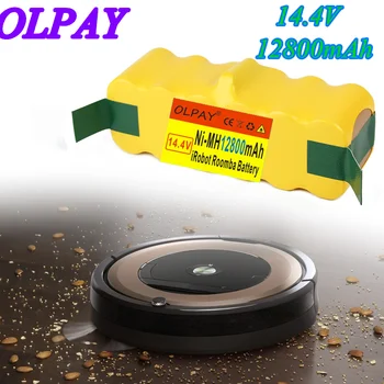 2 BUC 12800mAh Capacitate Mare de 14.4 v Acumulator Pentru Irobot Roomba Zdrobitoare Aspirator Robot 500 540 550 600 650 780 790 870 900